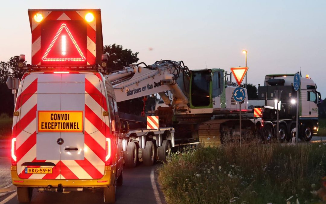 Exceptioneel transport door 3 landen