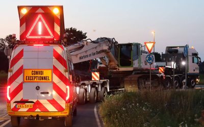 Exceptioneel transport door 3 landen